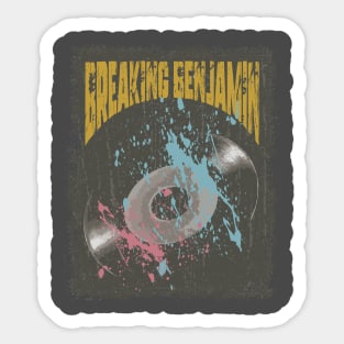 Breaking Benjamin Vintage Vynil Sticker